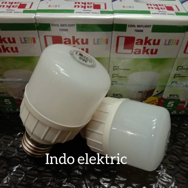 LAMPU LED KAPSUL 5 WATT HEMAT TERANG