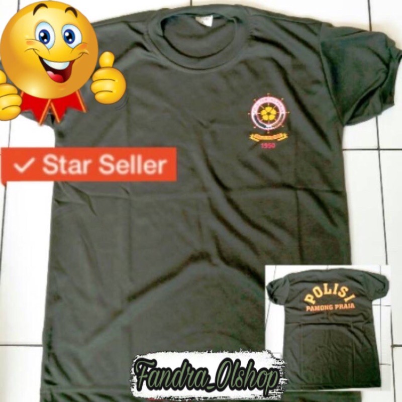 Baju Kaos POLPP Logo Depan Belakang. Kualitas Terbaik !