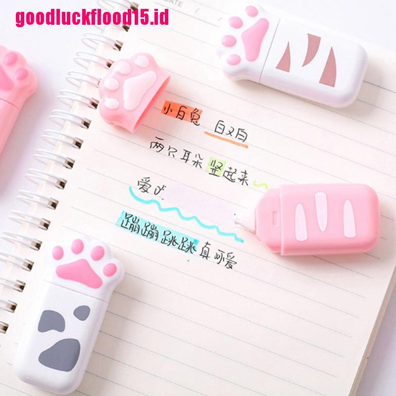 {LUCKID}Cat Claw Decorative Correction Tape Diary Stationery Office Cute School Supply