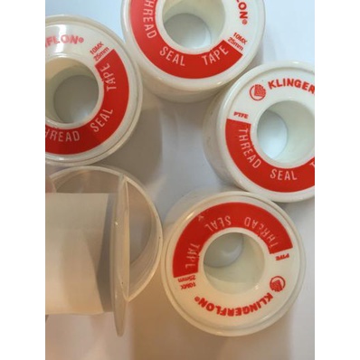 ♦ 1" Klingerflon PTFE Seal Tape Isolasi sambungan pipa anti bocor seltip ☛