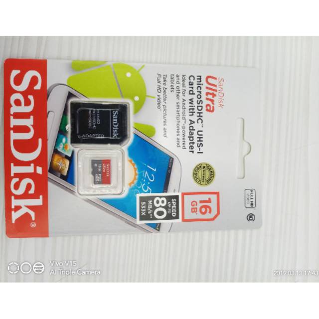 Memori Sandisk 16Gb