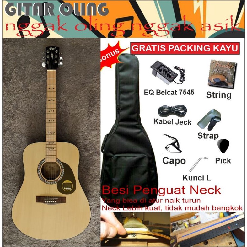 Gitar Elektrik Cort Inlay
