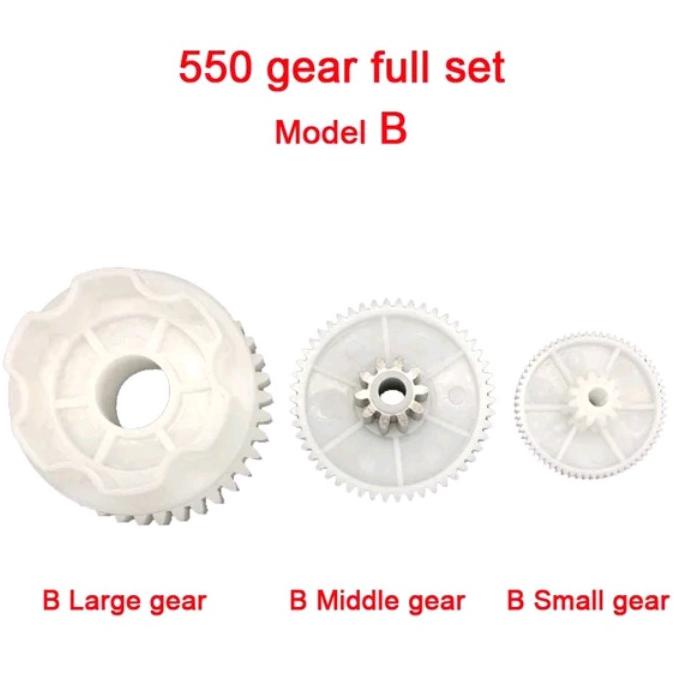 GEAR TENGAH GEARBOX TIPE 550 MOBIL MAINAN AKI GEAR TOP