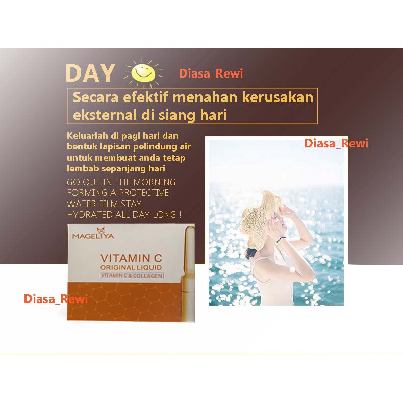 Serum Vitamin C &amp; Collagen 10 Ampoule - Skin care tailand Mageliya Rodotex