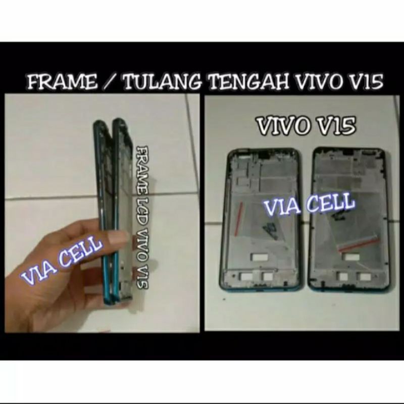 Frame Lcd Vivo V15 Original Bezel Bazel Tulang Tengah Tatakan Lcd V15