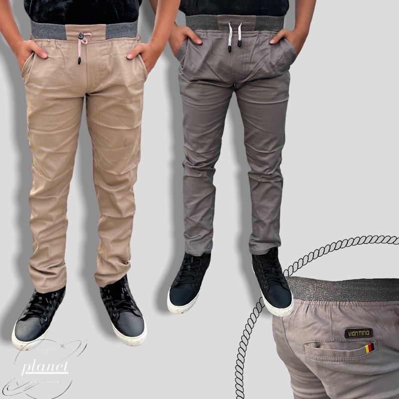 CELANA CHINO PRIA CHINOS PANTS STRIT MELAR BAWAH PENSIL CELANA BAHAN KATUN TWILL COMBED PREMIUM CELANA PANJANG POLOS PRIA PINGGANG KARET