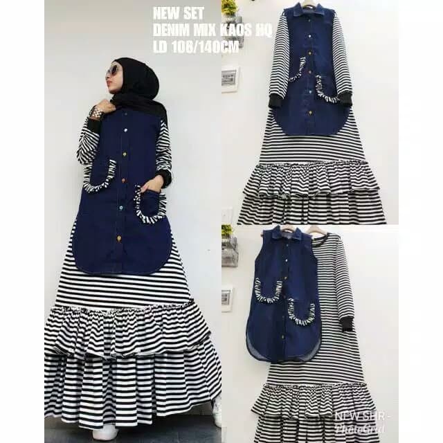 PREMIUM PROMO GAMIS MAXI RAMPLE + OUTER IMPOR ORI SHR/BAJU MUSLIM WANITA