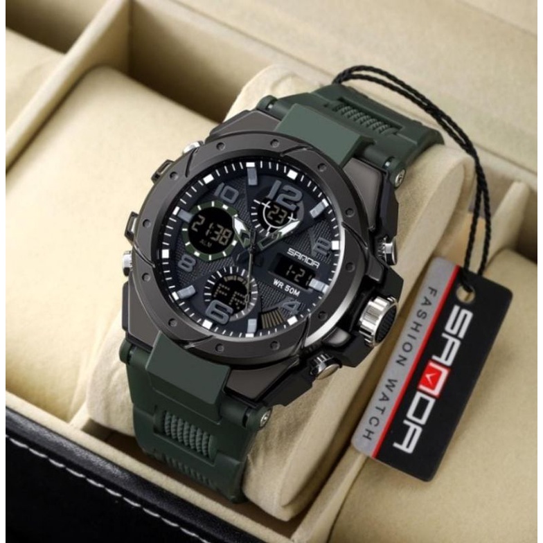 Jam Tangan Sanda Original Waterproof Jam Tangan Terlaris Shock Fashion