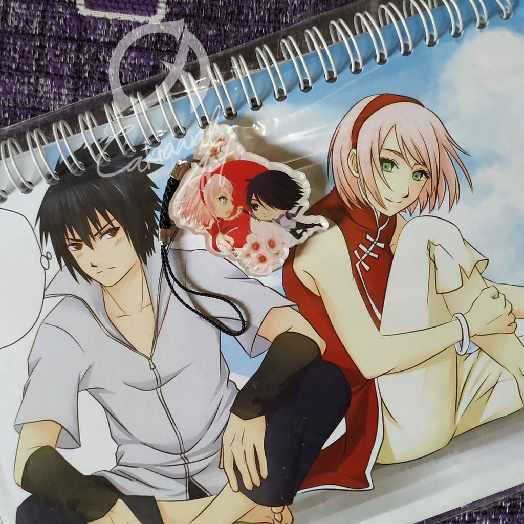 

Paket Sketchbook/Phonestrap SasuSaku [NARUTO]