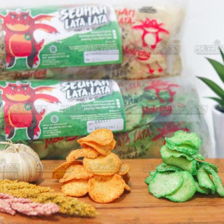 

Diskon Promo.. Molreng Seuhah lata lata Keripik Camilan Instan (1 Pack Isi 11 pcs) Netto 330Gr LCN