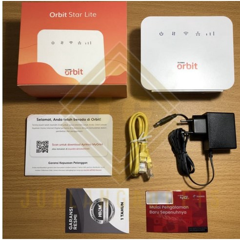 ITSTORE Modem Router HKM Orbit Star Lite HKM0126 Free Kouta 50GB Unlock 4G UNLOCK