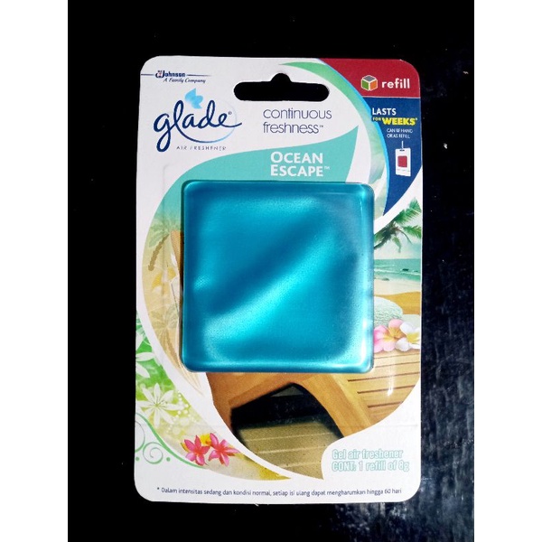 GLADE PENGHARUM REFFIL MOBIL DAN RUANGAN 8gr 100% ORIGINAL (BUKAN BARANG RIJEK)