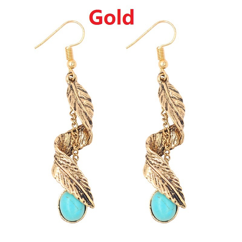 Anting Bahan Stainless Steel Gaya Bohemian Vintage Untuk Wanita
