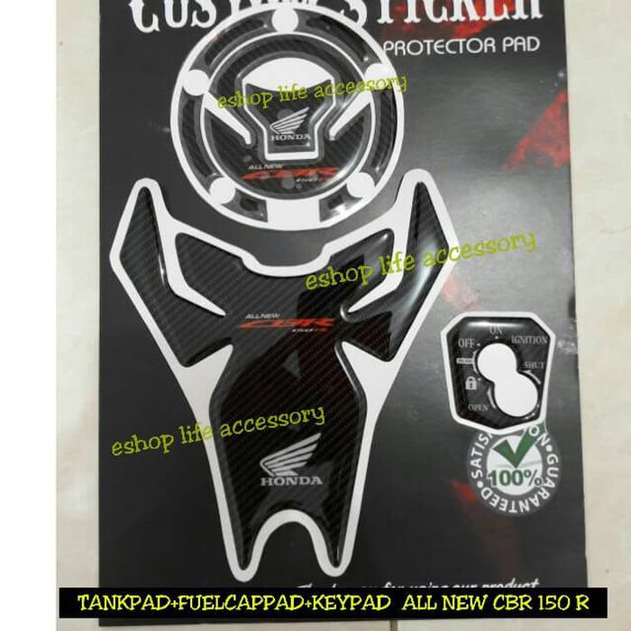 JUAL tankpad+fuelcap+keypad All new cbr150/cbr 150/150r model Original/ori