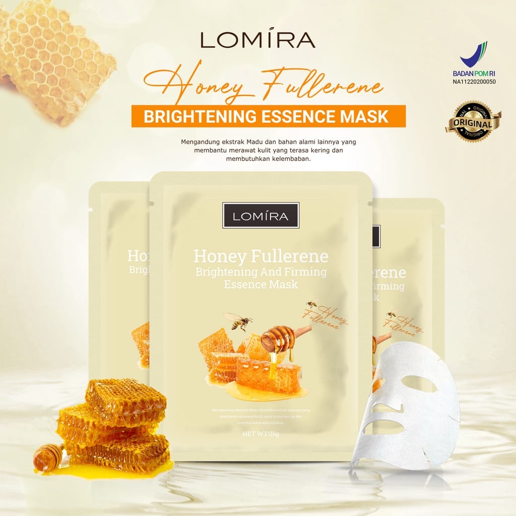 ❤ PAMELA ❤ MASKER LOMIRA BPOM SHEET MASK