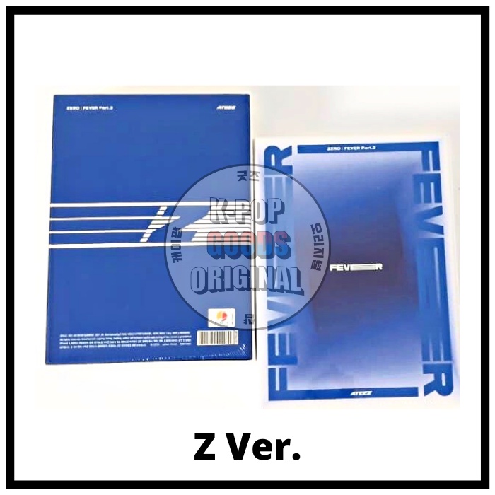 ATEEZ Album - ZERO : FEVER PART.3 + Poster [ALBUM SEALED READY STOCK]