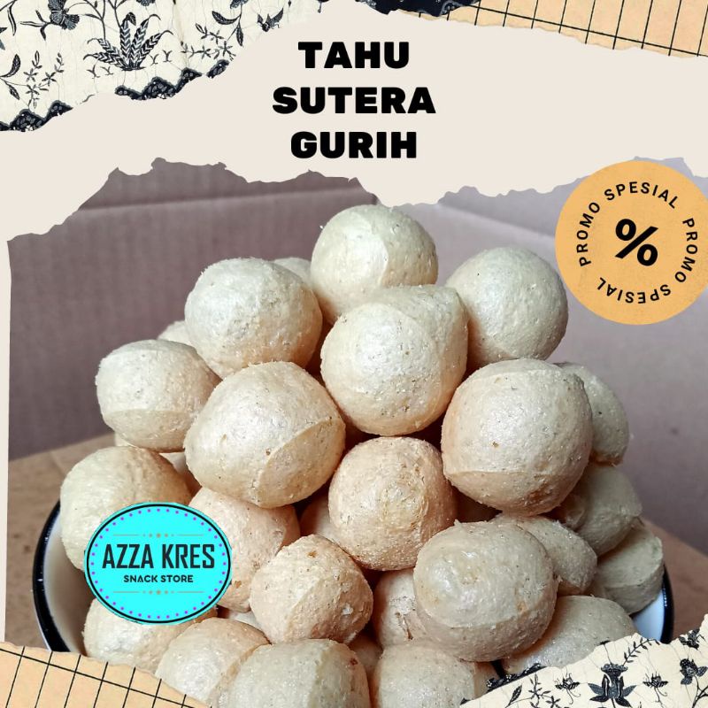 

Tahu Sutera Gurih Snack Kekinian - Azzakres