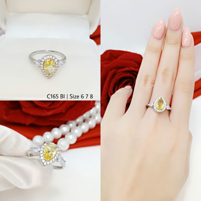 Cincin Xuping Cincin Wanita Premium C165 BI