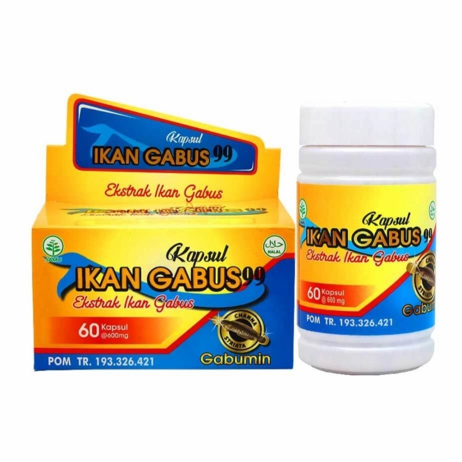 kapsul Ikan Gabus | Kapsul Ekstrak Ikan Gabus | Kapsul Gabumin