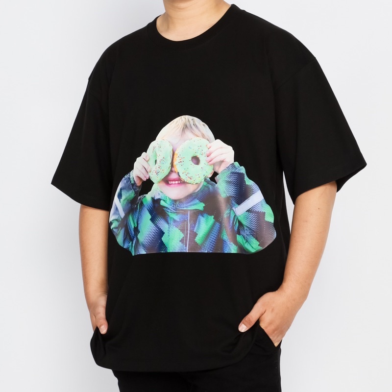 ADLV. Mint Donut Black Tee