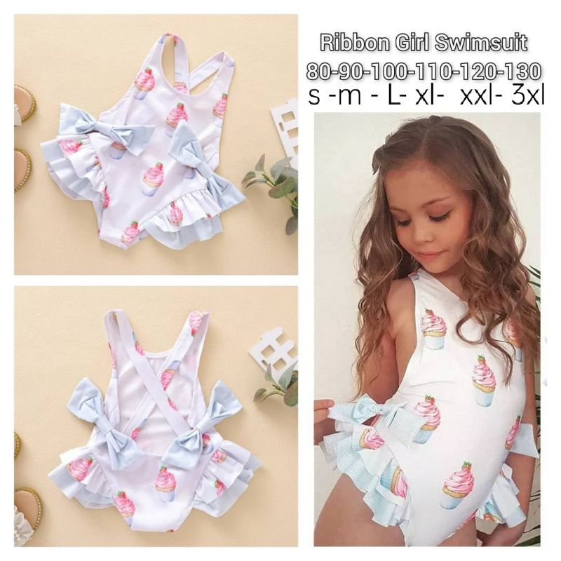 Baju renang anak, Baju renang bayi, Kids baby swimwear unicorn