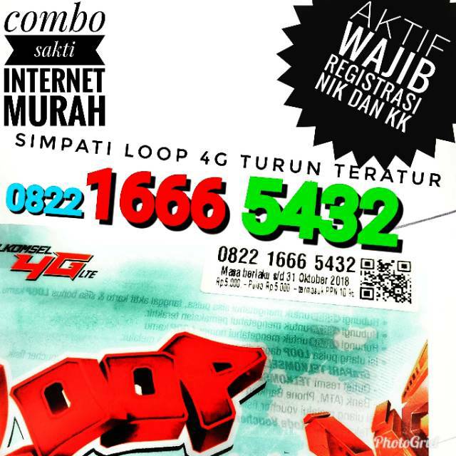Nomor cantik nomer cantik simpati combo sakti internet murah