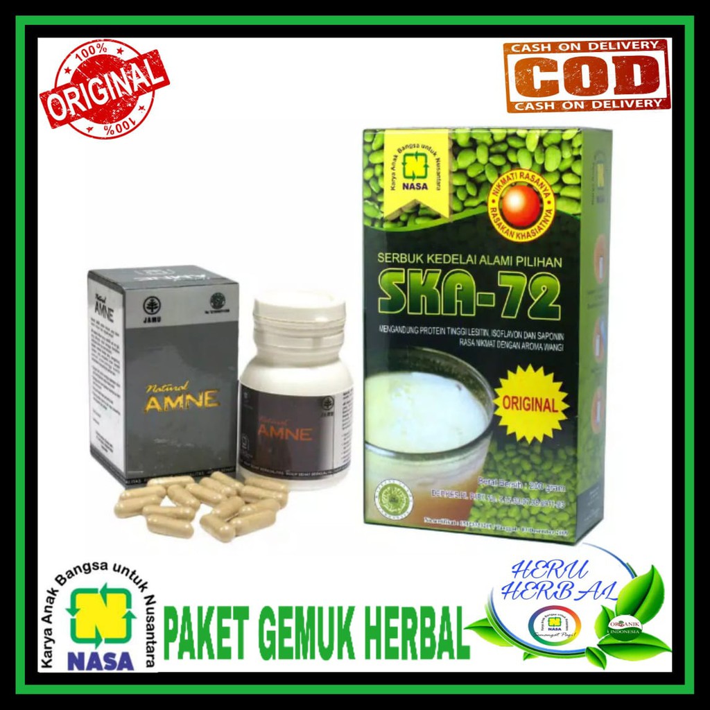 

PAKET PENGGEMUK BADAN HERBAL - AMNE [Asam Amino Evolution] - SKA 72 [ Susus penggemuk badan ] - NASA