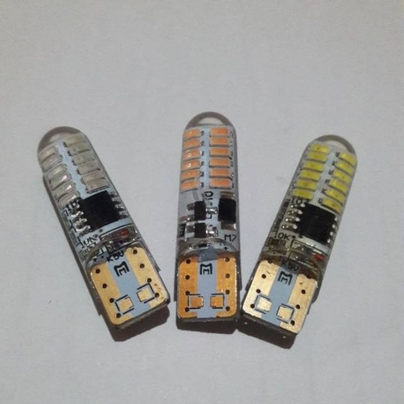 LAMPU SENJA SEN T10 24LED 12V KEDIP MOTOR MOBIL