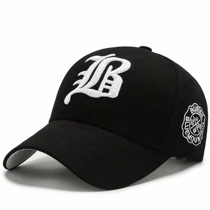 Topi Baseball Bordir Unisex Korean Casual Cap Original Premium