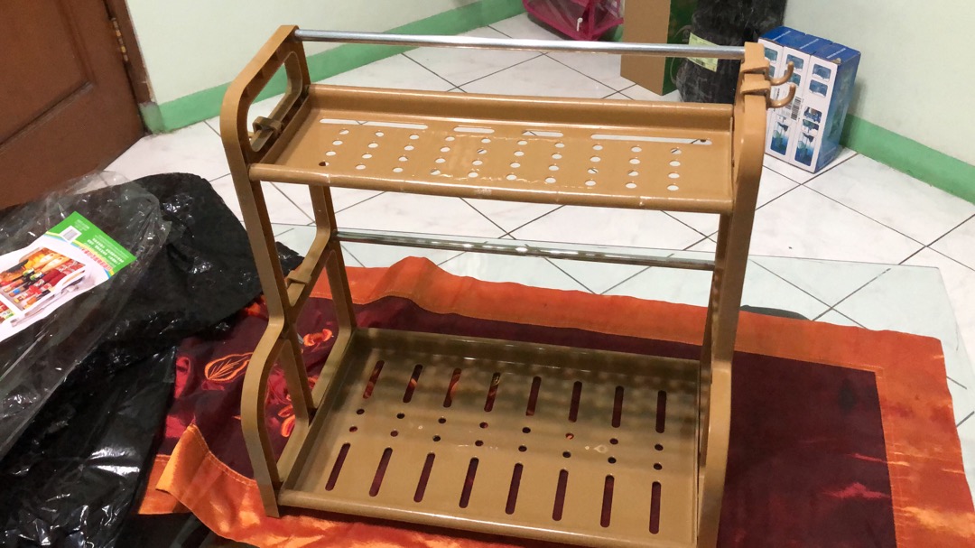 Tkis Rak Dapur Kamar Mandi Bumbu Perlengkapan Dapur Sabun Cuc-205