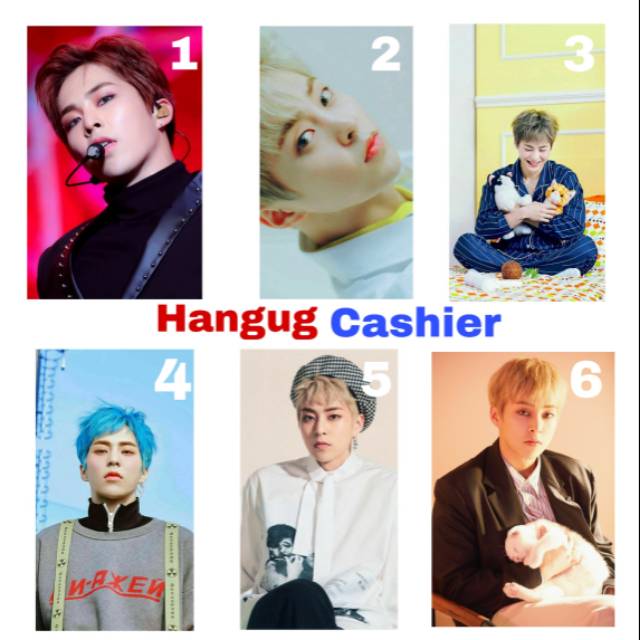 

XIUMIN EXO CBX poster ukuran A4/A3+ bahan Art Karton Cartoon glossy tebal (bisa custom)