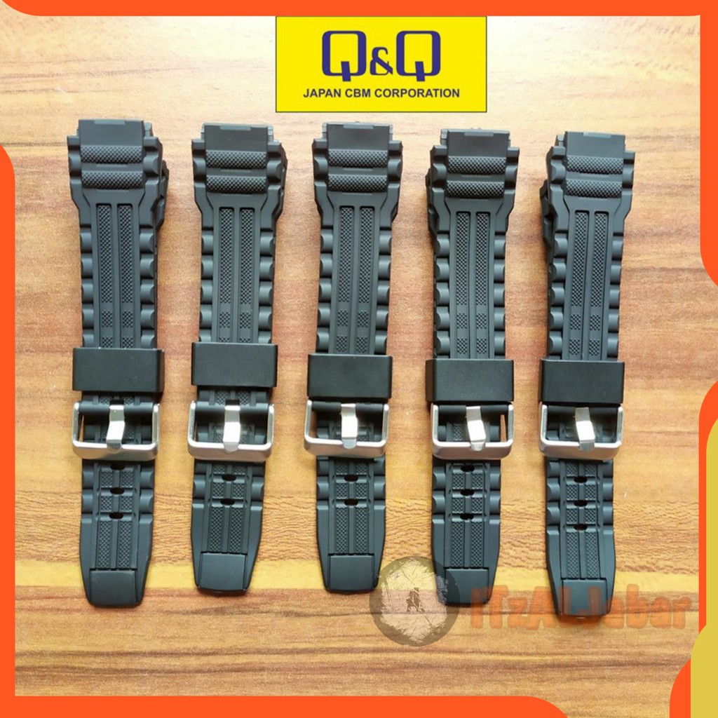 Tali jam tangan Q&amp;Q M148 Rubber strap Tali jam QQ M148