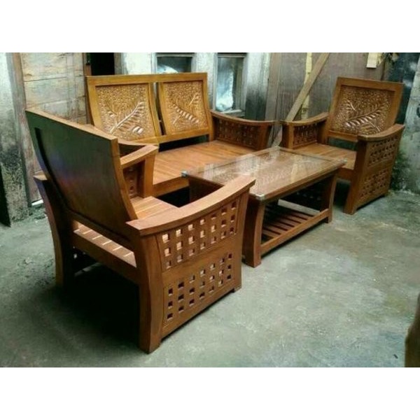 Kursi Tamu / Sofa Tamu Jati Type Kursi Tamu Jokowi 211