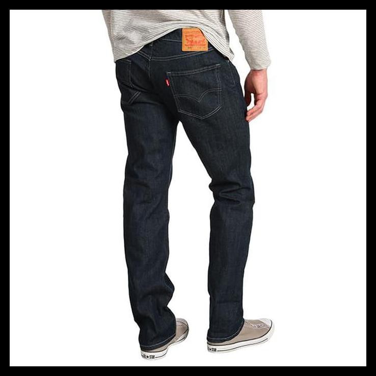 T625 CELANA JEANS LEVIS 505 - HITAM, 28 ID4G