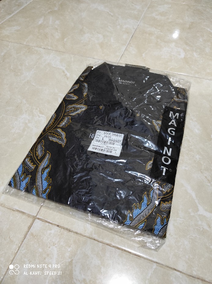 Maginot Kemeja Batik Pria Vikrama-ss Lengan Pendek