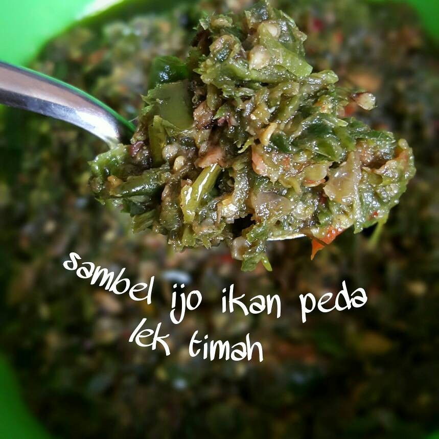 

sambal ijo ikan peda home made