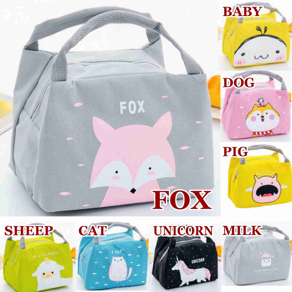 TAS BEKAL KARAKTER KOREA HAND LUNCH BAG