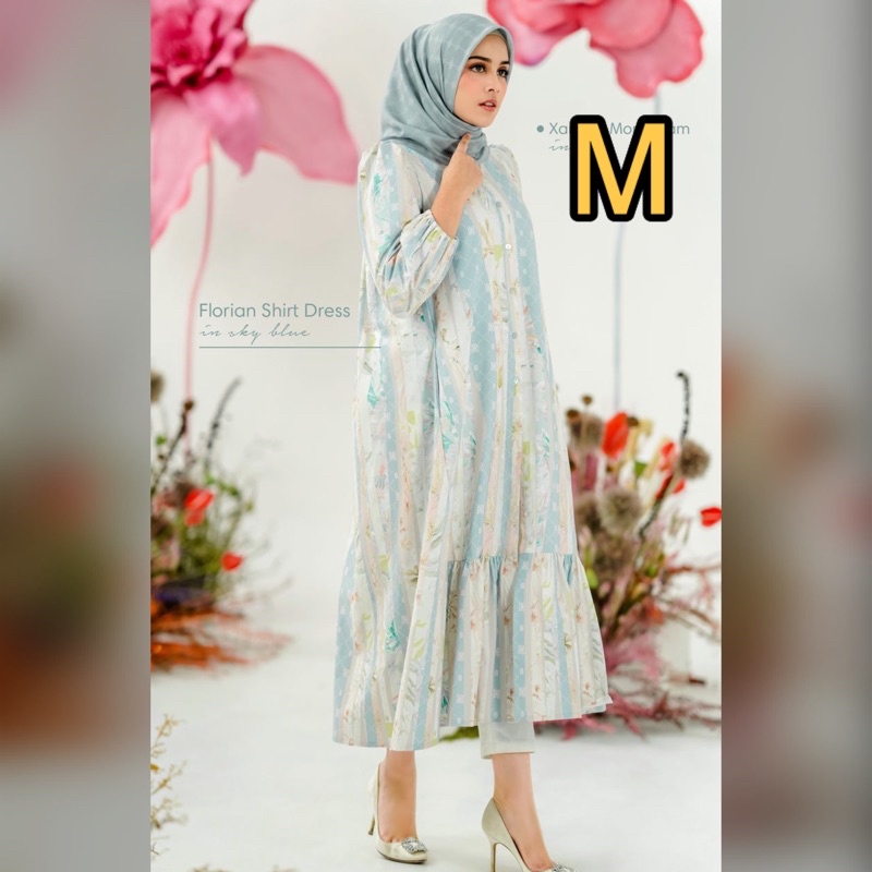 Florian shirt Dress Buttonscarves size M