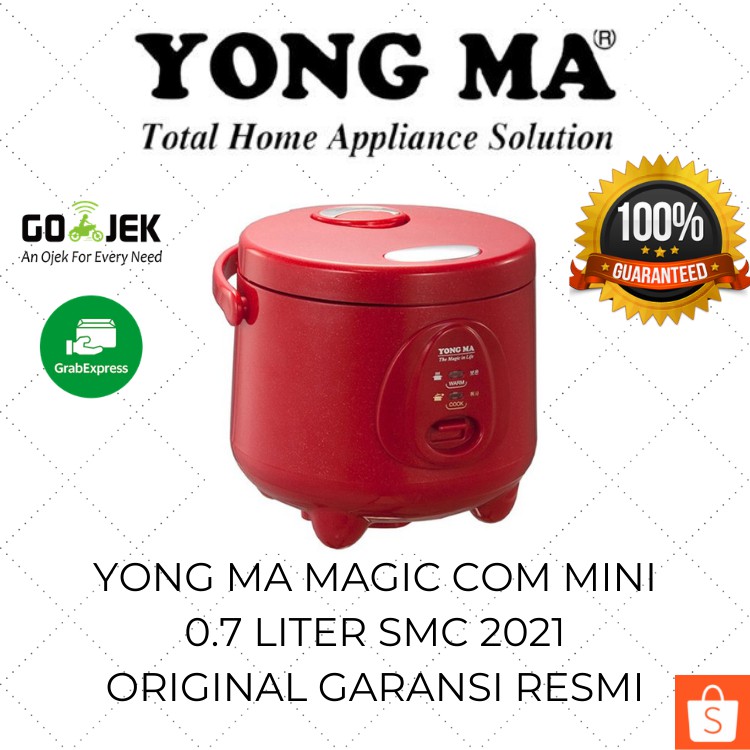 Yong Ma Magic Com Mini 0.7 Liter SMC 2021 / Rice Cooker Kecil / Mejikom Murah / Mejicom Yongma Murah