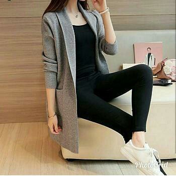 Cardigan wanita / cardigan ringgo /cardi kantong