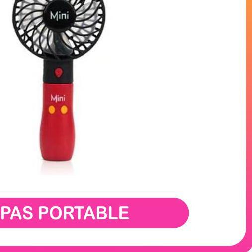 ✮ Kipas Angin Mini Karakter Lucu Kipas Angin Portable USB Motif Anak ☜