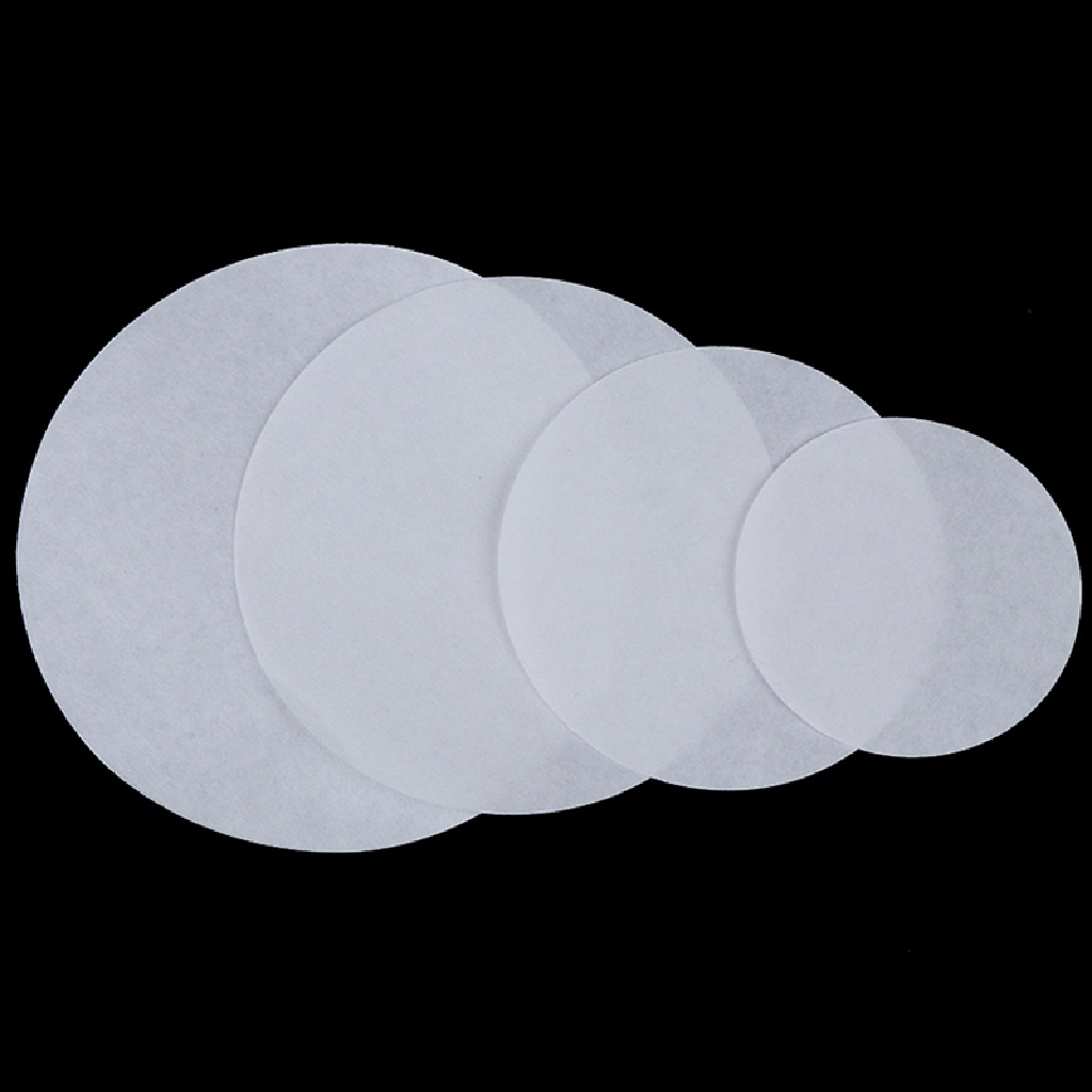 Adawnshbhyu 100Pcs Kertas Filter Laboratorium Circular Qualitative Filter Paper Medium Speed