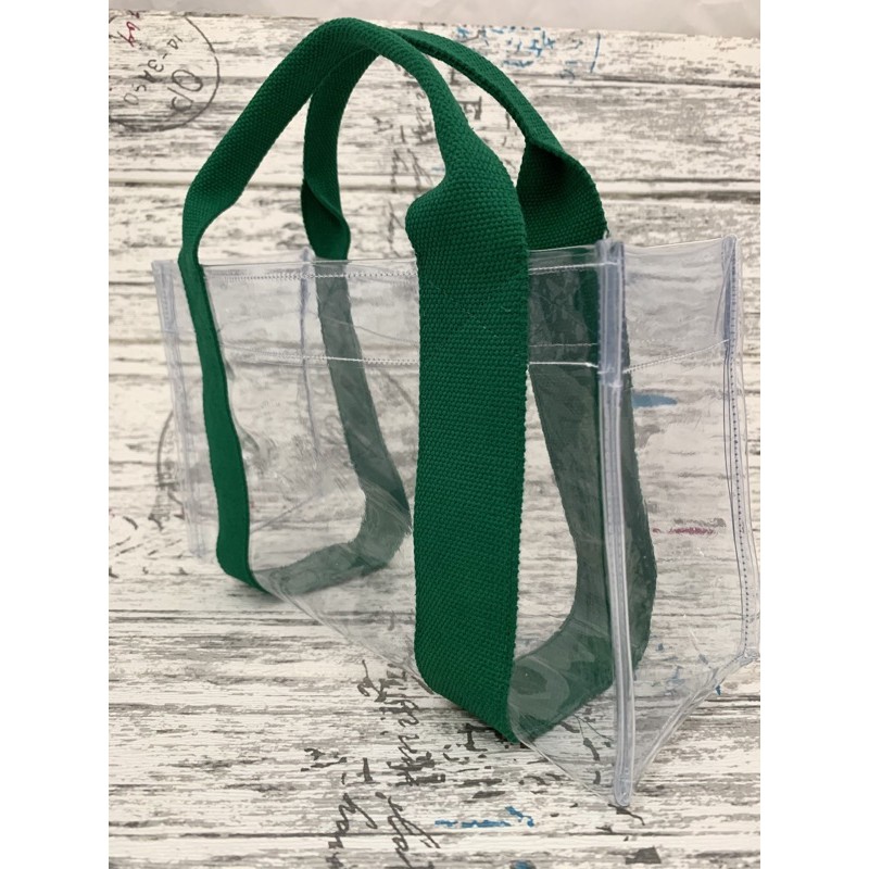 Tas Tote PVC Mika Transparant Fashion Dengan Pouch cocok untuk konser