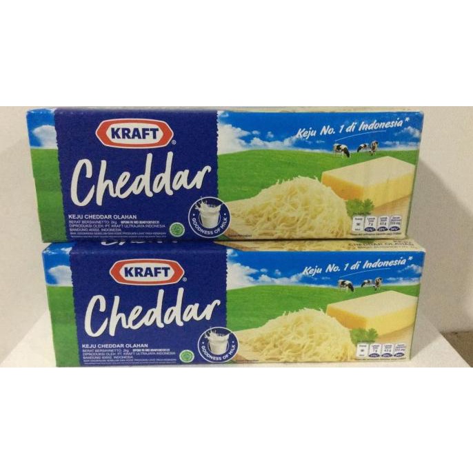 

BAYAR DITEMPAT Keju Kraft Cheddar 2kg