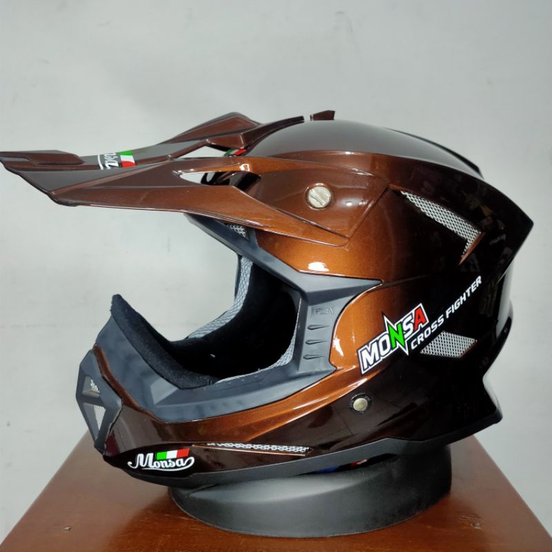 Helm Monsa Cross Polos Bonus Google