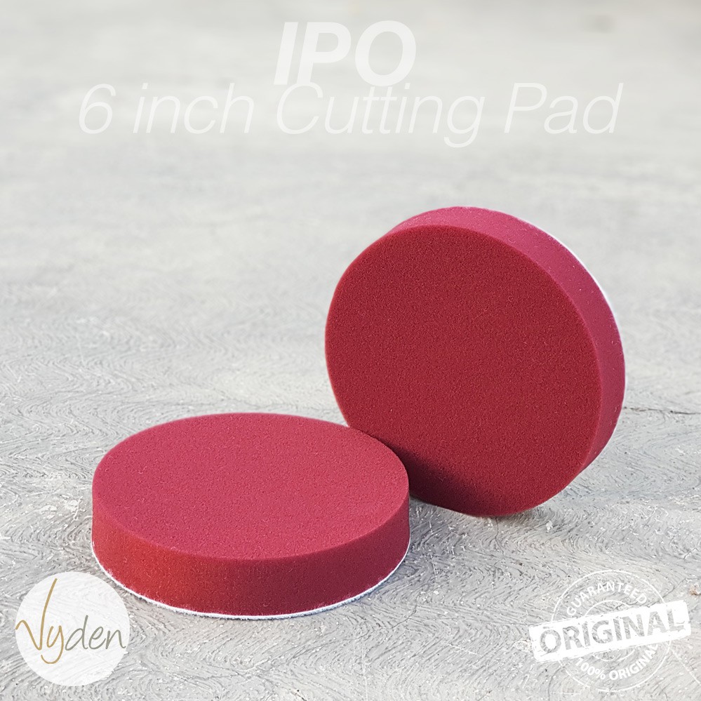IPO Maroon Compounding Pad 6 inch Flat Busa Poles Kompon Kasar Mobil MURAH