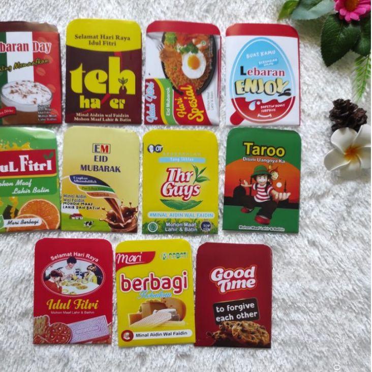

㊊ PROMO amplop snack lebaran mini 10 pack isi 100 ⇆