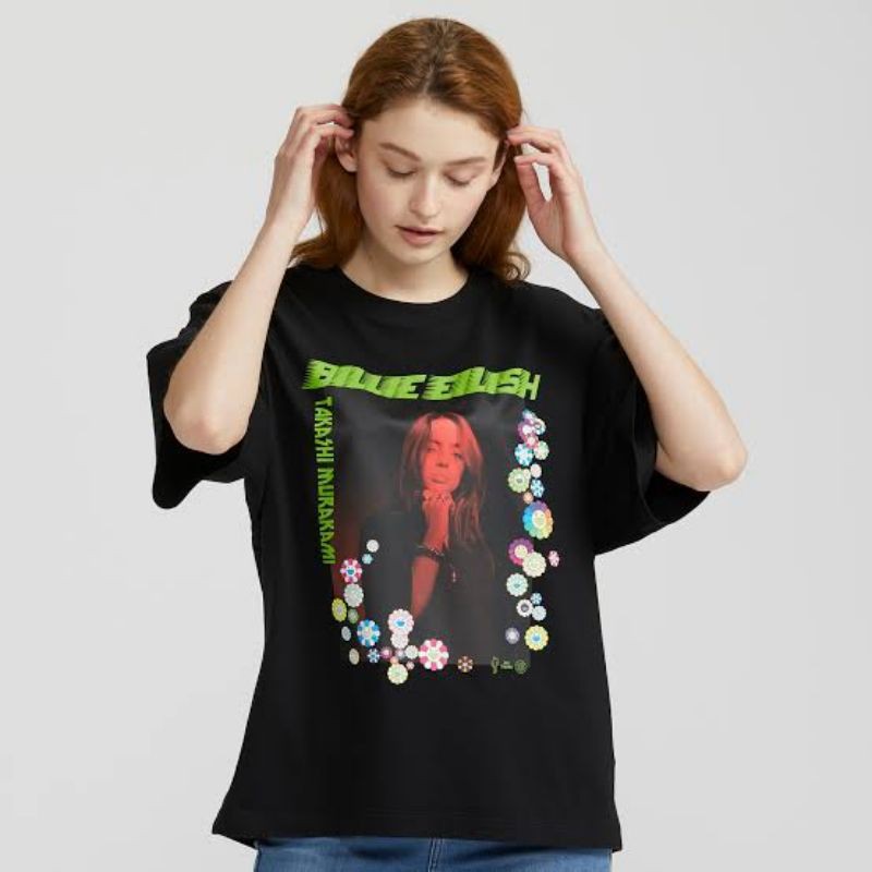 UT Women - Uniqlo X Billie Eilish X Takashi Murakami - Limited Edisioan - Stok Terbatas -Dijamin ori
