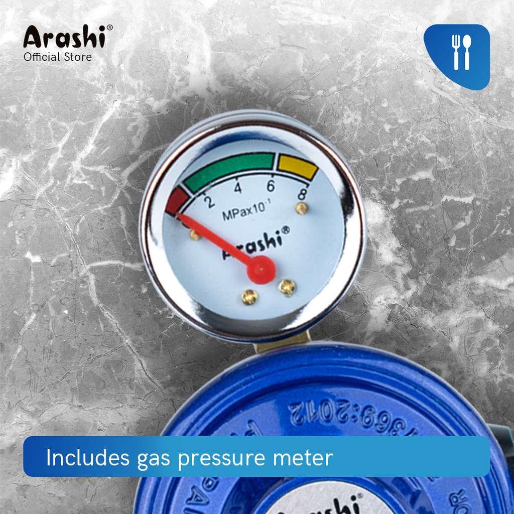 Destec Regulator Kompor Gas Meter Tekanan Rendah Otomatis - U12RM - FREE ONGKIR Jabodetabek