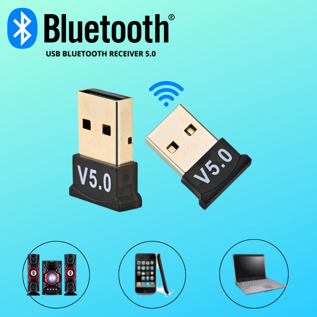 Jual Bluetooth USB Receiver Dongle 5.0 Wireless Adapter Indonesia